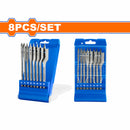 Brocas Planas Para Madera. Juego De 8 Piezas Para Taladro.