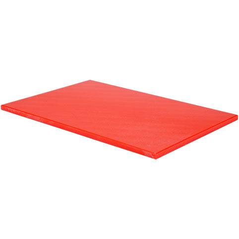 Tabla De Picar Roja (450 X 300 X 13 Mm)