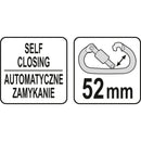 Gancho andamio para arnés anticaídas para línea de vida