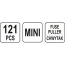Fusibles chicos mini de carro  surtidos 121pzas