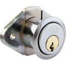 Cerradura para mueble Ovalada cromo brillante Lock