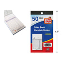 Libro de ventas duplicado de 50 facturero