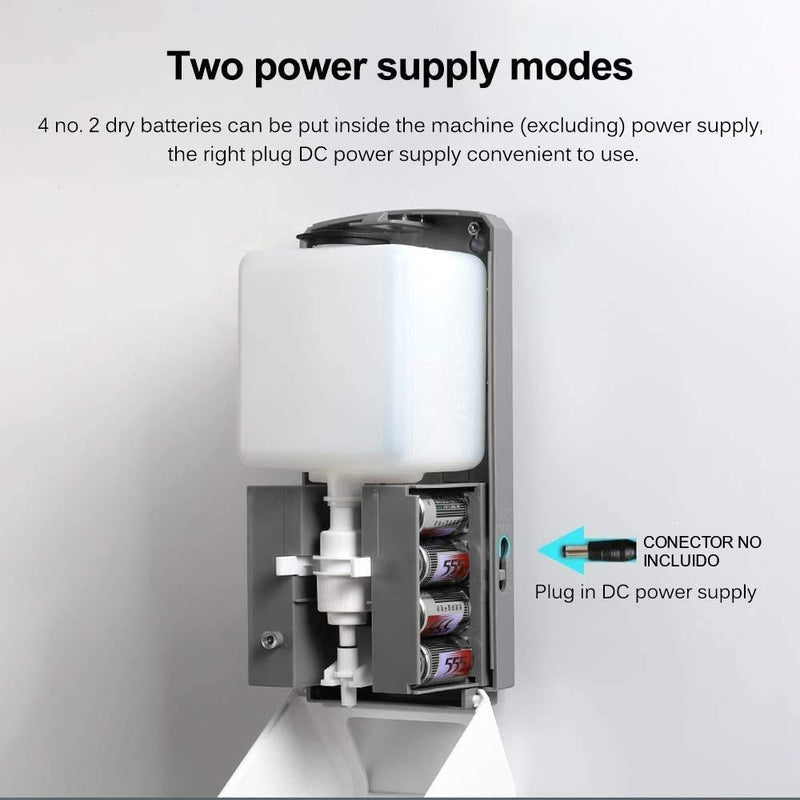 Dispensador Automático spray para Alcohol liquido (Para instalación a pared)