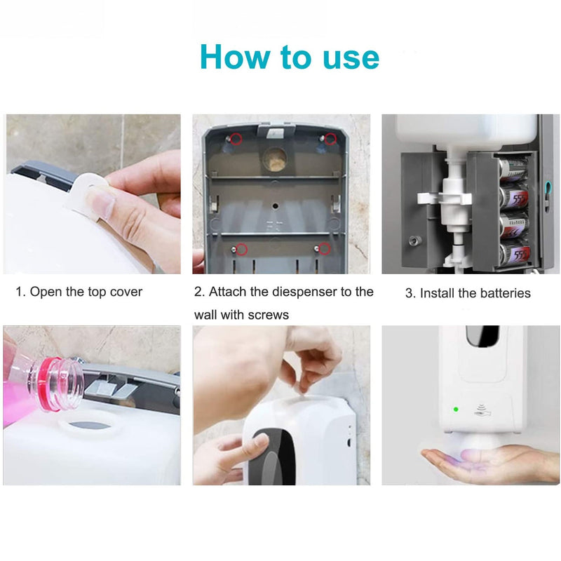 Dispensador Automático spray para Alcohol liquido (Para instalación a pared)