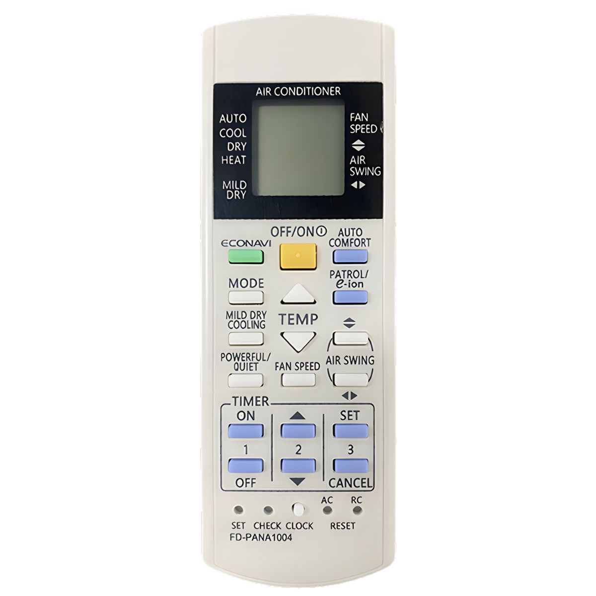 Control remoto para aire acondicionado Panasonic – FD-PANA1004 funciona con la mayoría de aires Panasonic