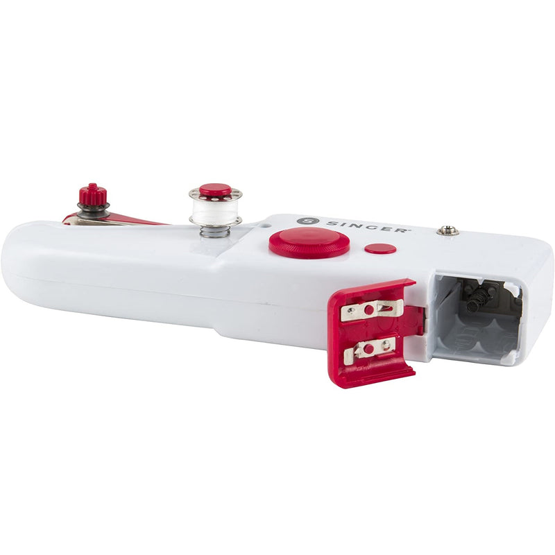 Máquina de coser manual (Baterías no incluidas), color blanco