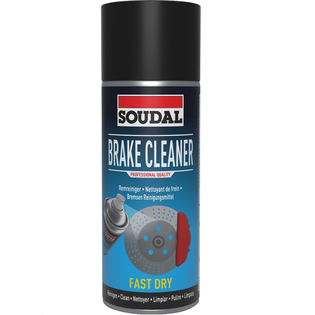 Limpiador de frenos brake cleaner en aerosol 400 ml. Soudal