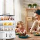 Vaporera de alimentos 9L 700W.