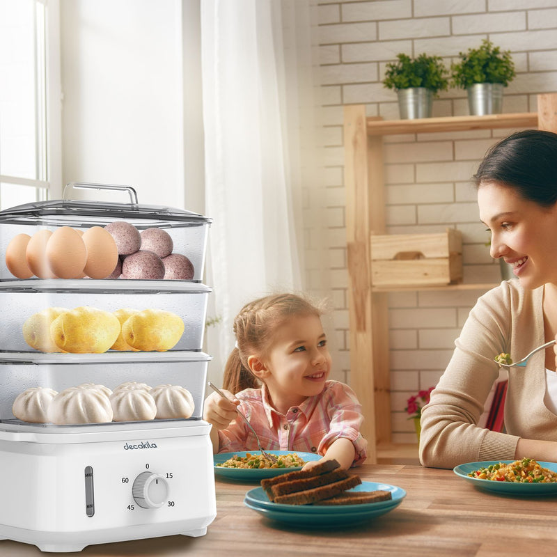 Vaporera de alimentos 9L 700W.