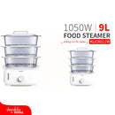 Vaporera de alimentos 9L 700W.