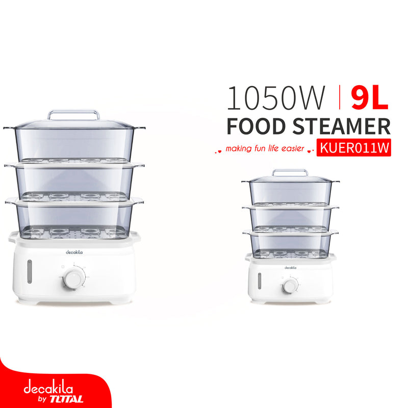 Vaporera de alimentos 9L 700W.
