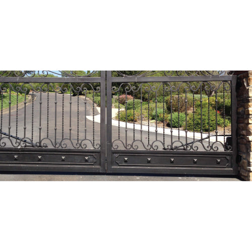 Motor abatible Murcielago 1200Kg.110V/60hz.portones 5m ancho alto trafico,4 cont,2par fotocelda,lamp