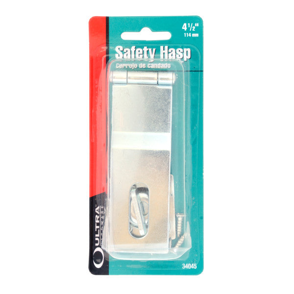 Aldaba de zinc giratoria de 4 1/2" con tornillos