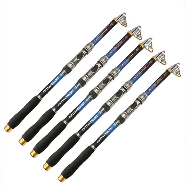 Kit de pesca caña Telescópica 2.7 m bolso