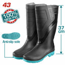 Botas extra altas de 100% PVC/Nitrilo. 43