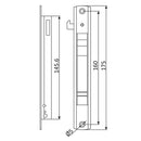 Cierre perimetral economico de tornillo visto. Funciona en ventana nacional.