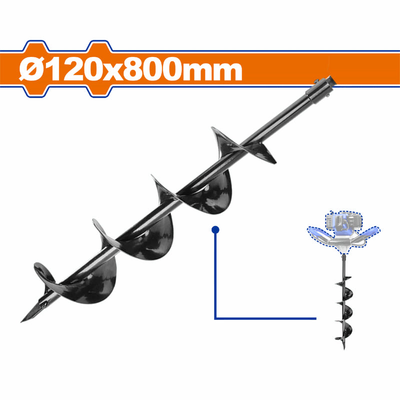 Brocas para taladro de tierra ahoyadora. Tamaño: 150X800 mm. Compatible con WDZ1A52-1