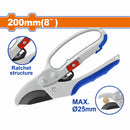 Tijera para podar 8" corte 16mm Jardinería. Corta rama.