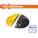 Topes para Policia Muerto.195×350×50mm. Set de 2 piezas. Finales para Reductor Vial.