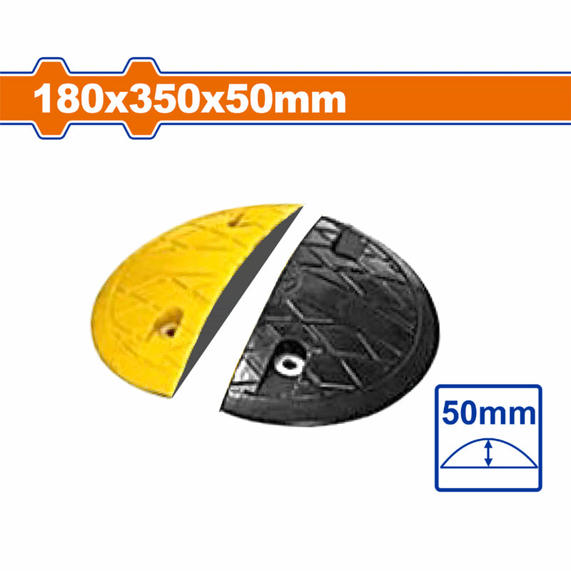 Topes para Policia Muerto.195×350×50mm. Set de 2 piezas. Finales para Reductor Vial.