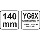 Marcador para vidrio punta de diamante 140mm