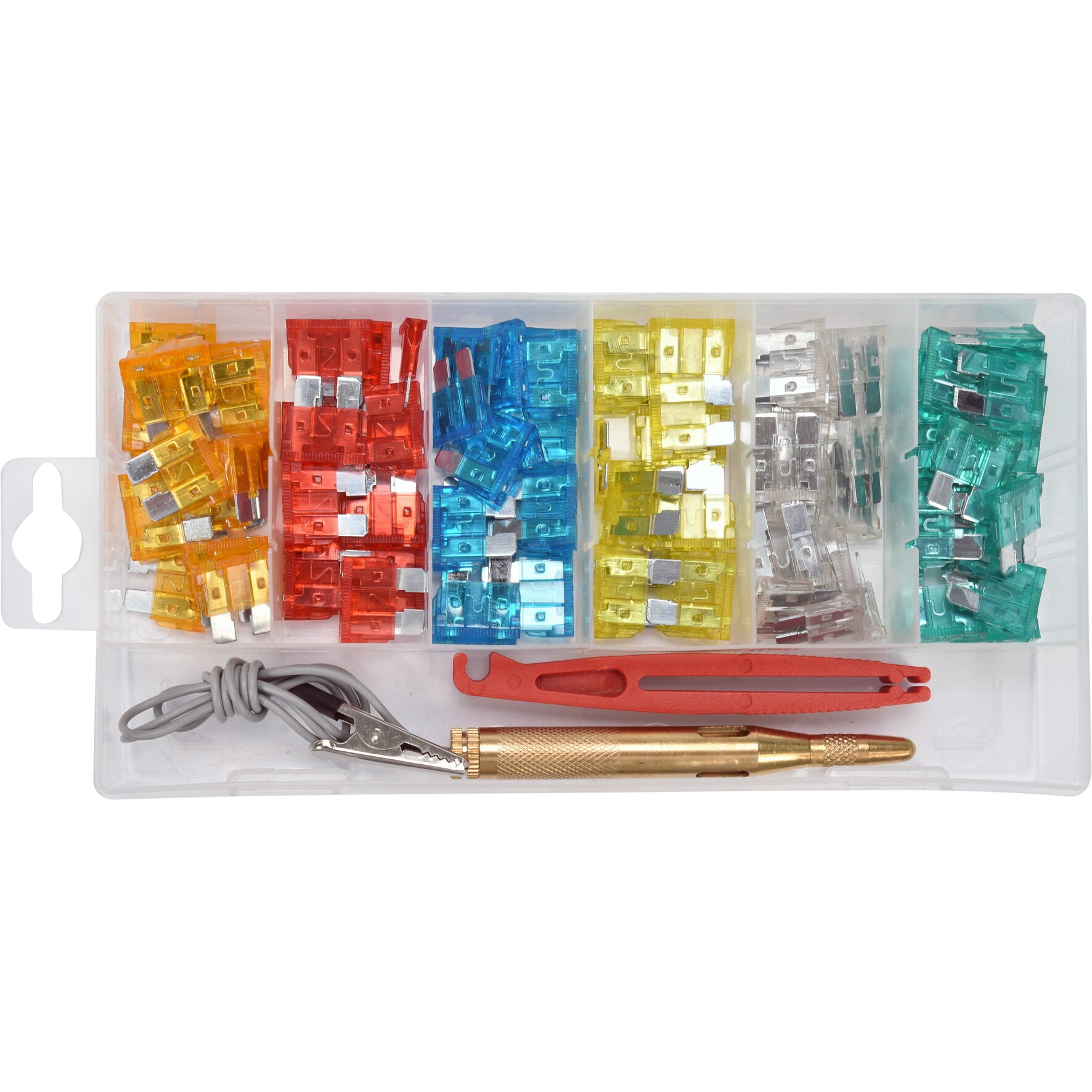 Fusibles normales de carro surtidos 92pzas