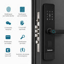 Cerradura Inteligente Digital Cerrojo Smart Lock 5 en 1 Llave Huella contraseña app fácil de instalar