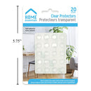 Protectores para choques de 20 piezas, color transparente