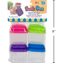 Juego de contenedores Snak-Pac de 4 piezas