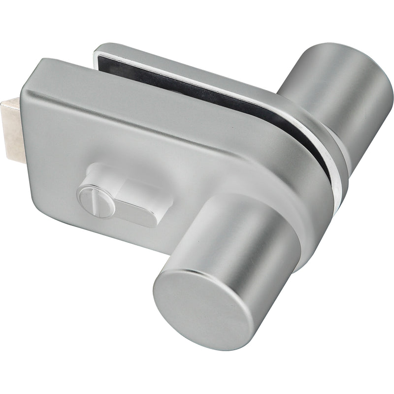 Cerradura de Apertum Minos acabado aluminio anodizado.