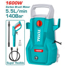 Hidrolavadora de Alta Presión 5.5L 110-120V~60Hz Potencia 1600W. Presión Max 140Bar (2030PSI) Hidrojet