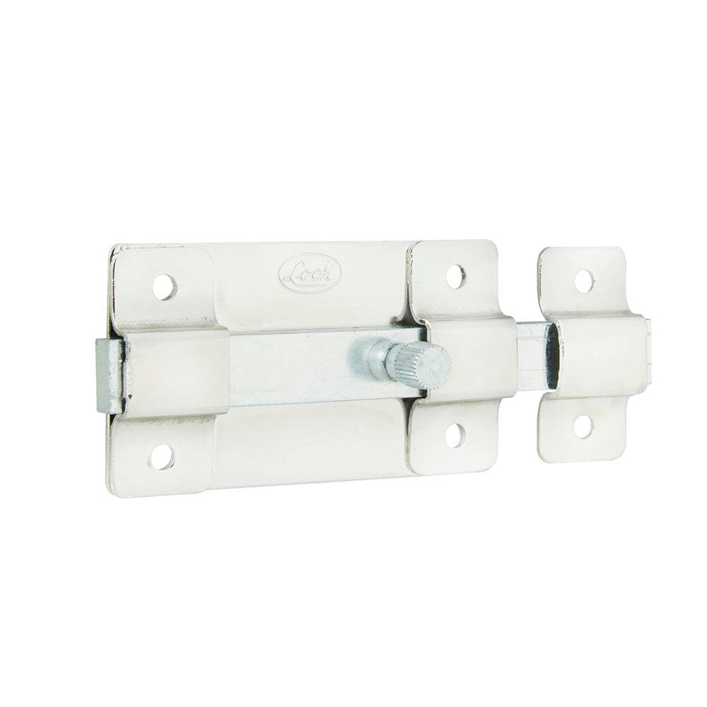 Picaporte Pasador De Sobreponer 5 Cm Níquel Satinado Lock