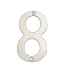 Numero 8 slim 4" cromo satinado Lock