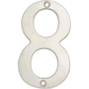 Numero 8 slim 4" cromo satinado Lock