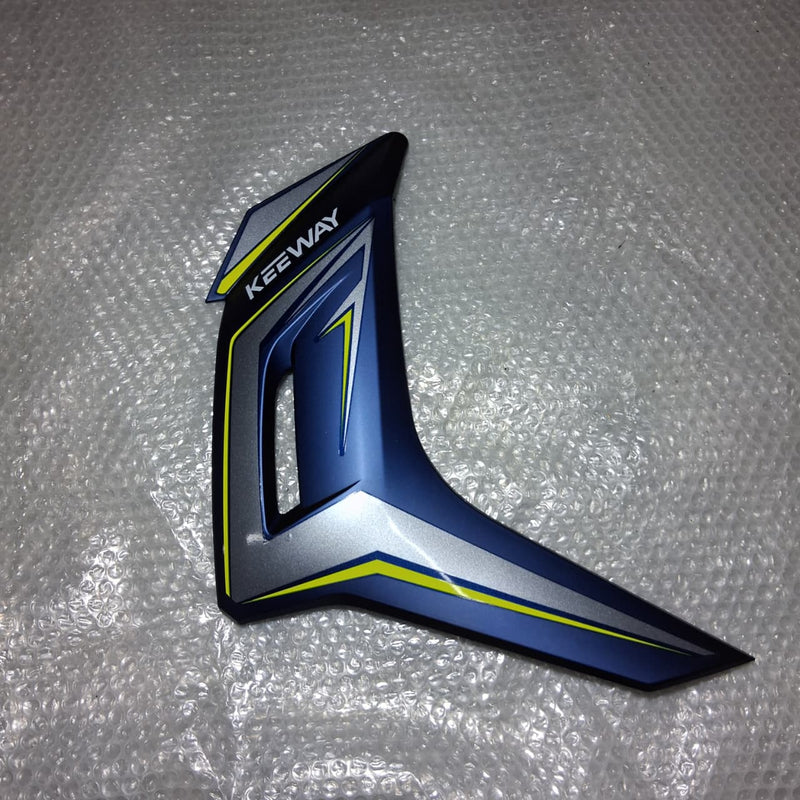 Panel decorativo derecho azul con calcomania (K-BLADE125)