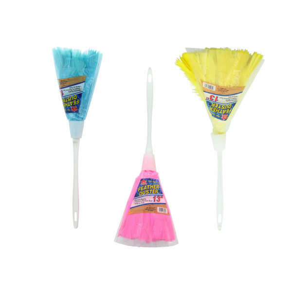 (1 unidad) Plumero de 13" con mango de plástico