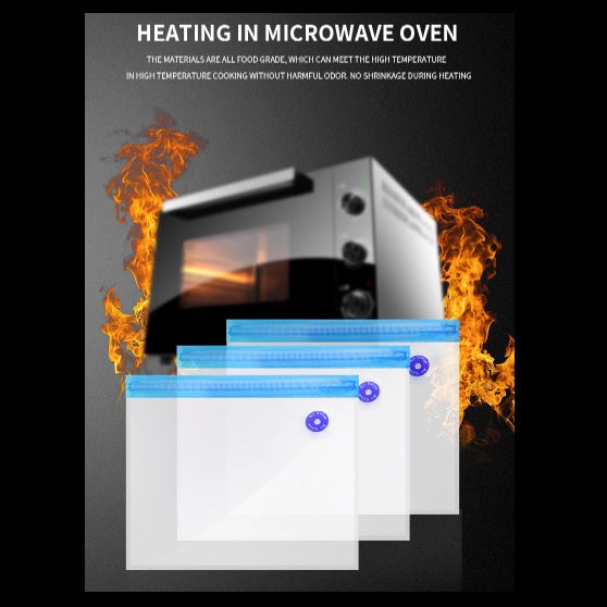 Bolsas empaque al vacío con zipper - 10 Und/ 26x34cm