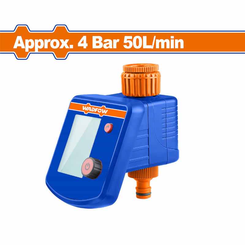 Temporizador De agua digital con adaptador de grifo de 3/4" Flujo Máximo: 50L/min.
