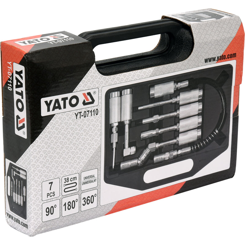 Adaptadores boquilla flexible Bomba de grasa. (Juego 7 pzas)