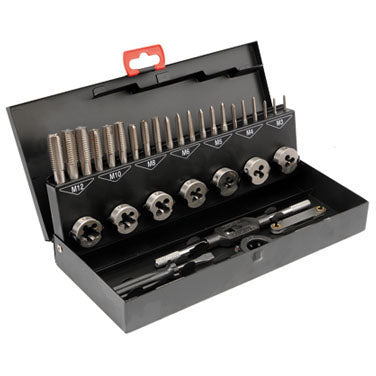 Juego de Machos y terrajas M3-M12 32PCS