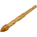 Broca punta flecha para vidrio y porcelanatos 12mm
