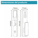 Cerradura de puerta inteligente con reconocimiento facial 3D Smart Lock de seguridad 7 en 1 Video Huella contraseña app wifi fácil de instalar