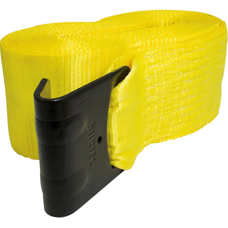 Banda malacate con gancho plano 9m Surtek