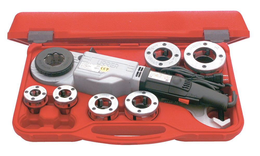 Juego de tarraja eléctrica para tubo 8 piezas Urrea