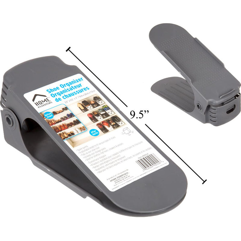 Zapatero plegable 24x9x7.5cm, gris oscuro,