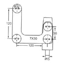 Conector De Sobrepanel Con Pivote.