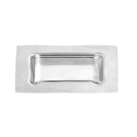 Tirador empotrable de puerta corrediza.