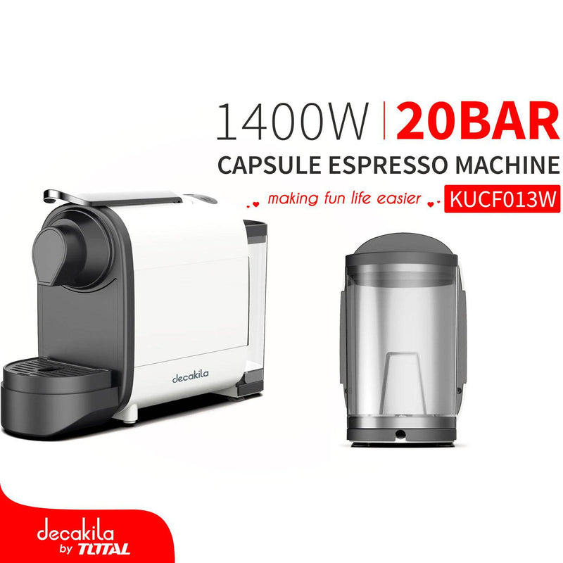 Máquina De Espresso De Cápsulas Nespresso 700 Ml 1400W