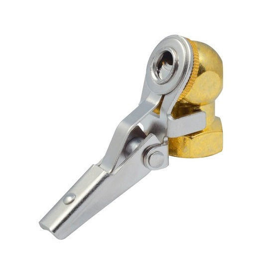 Mandril hembra NPT 1/4" con clip para inflar