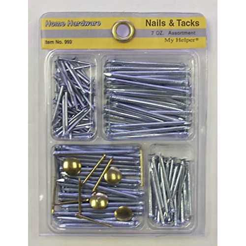 (7 oz.) Juego de clavos surtidos y tachuelas